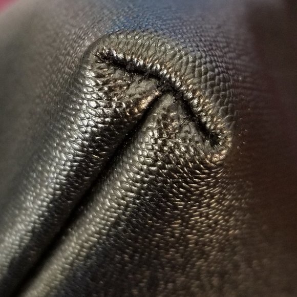 Bulgari BVLGARI Metallic Shimmer Black Zippered Bag 11" x 9” - Picture 8 of 12